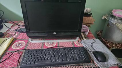 used only 2-3 months and in working condition,  mouse , keyboard and monitor with in build speaker 