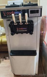 Softy machine ,Korean ice icecream (bingsu), Popcorn, Bubble waffle, Chocolate melter, Double Fryer,Momo steamer all together 