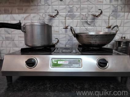 2 Burner Stainless Steel Gas Stove  Good Condition