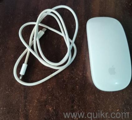 Apple Magic Mouse (White)  Wireless & Rechargeable | Like New with Box & Cable