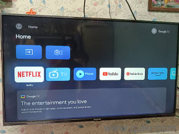 Panasonic 43 inch 4k TV ultra HD Android TV 2 year old