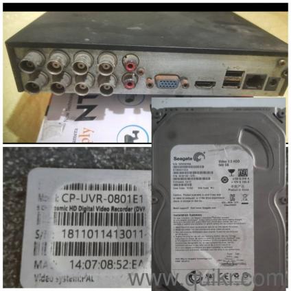 cp plus 8 ch dvr, 500gb Hdd