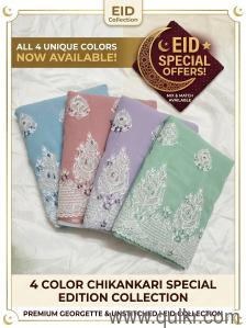 Eid Special Unstitched georgette Suit with Dupatta | Festive Wear | Best Price