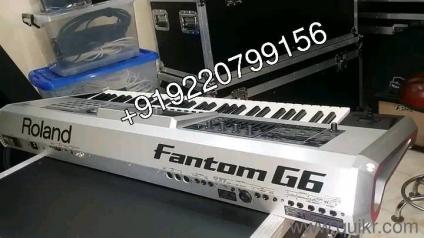 WhatsApp 92207/ 99156) Roland Fantom G6 61-Key Keyboard Synthesizer Music Workstation with Power Cable
