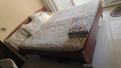 King Size Double Bed with Sleepwell Mattress avbl for sale