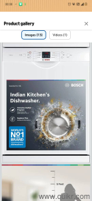 Bosch 13 place setting dishwasher 