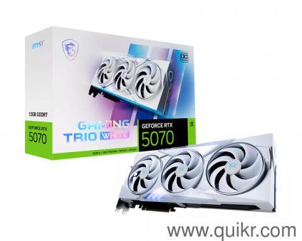 New Arrival for MSI GeForce RTX 5070 12G GAMING TRIO OC WHITE GDDR7 Graphics card