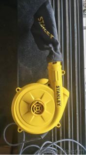 Stanley Air blower for Lawn Care, Snow Blowing, Corded Electric Dust Cleaning 600W Variable Speed, Vacuum cleaner 