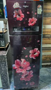 whirlpool double door, almost like new, very less used