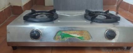 Gas stove 2 burner with Regulator 