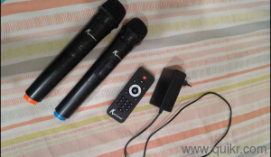 autostar 100watt speaker with 2 mic