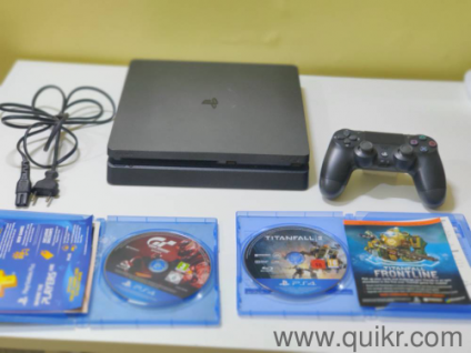 PS4 Slim 1TB Jet Black with Controller and 2 Games | Perfect Working | Urgent Sale
