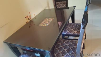 6 chairs and dining table available