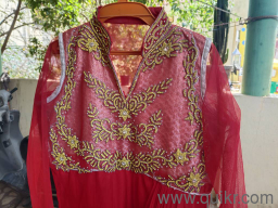 Beautiful red anarkali dress