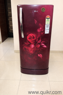 Red LG 201L Direct Cool Refrigerator- 6 month old