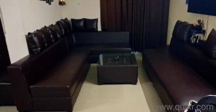 5 seater sofa set with cousin and center table (without mirror)