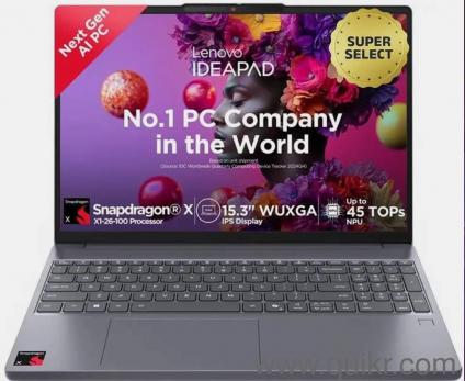 Lenovo IdeaPad slim 3 snapdragon x laptop with 7 month warranty left.