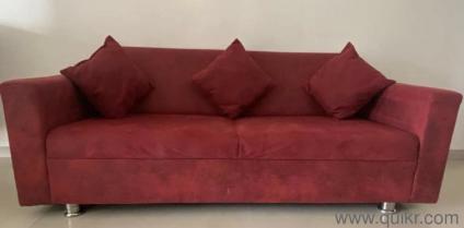 Sofa 3 seater Wine red