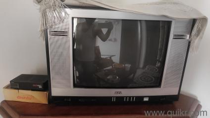 Bpl 24inch tv with dish hd set top box