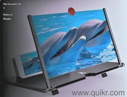 Mobile Phone Holder With Video Screen Amplifier, Mobile Phone 