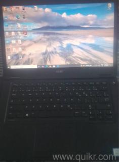 dell laptop for sale with table and working chair