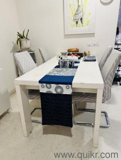 Urban Ladder Dining Set  Table( well used but still great, hence the price )  + 6 Chairs excellent condition  (Great Deal)