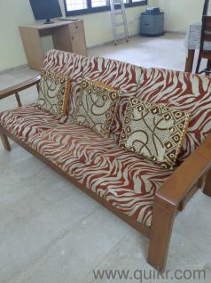 3+1+1 teakwood sofa available for sale