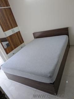 Wakefit Queen size Bed and Othopedic memory foam 10 inch Mattress  for sale. Used for 3 months. Still in warranty