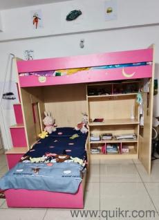 Pepperfry Wooden Bunk Bed  Like New Condition (2024 Purchase)