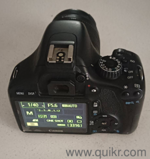 Canon EOS 550D DSLR with 18-55mm lens