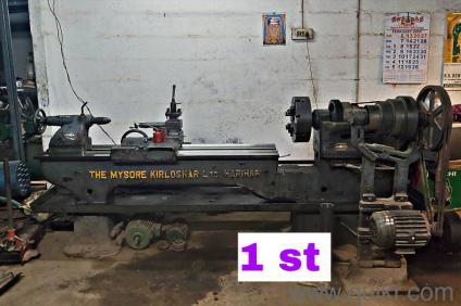 1)Kirloskar Lathe , 2)V-Bed Lathe , 3)SAMRAT Lathe , 4)Drill Machine, 5)Welding Machine ,6)Hydraulic Press ,7)Generator