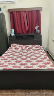 Double bed king size cot with cotton mattress