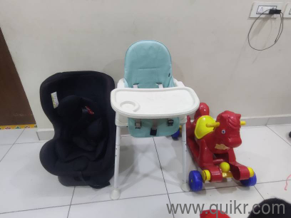Baby Car Chair, Stroller, Horse riding toy and high chair for kids