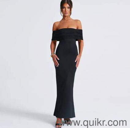 Black Off Shoulder Bodycon Dress | New With Tag | Size - XS