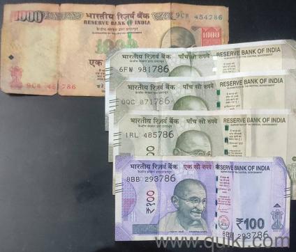 786 Serial Number Notes for Sale (Lucky Number)