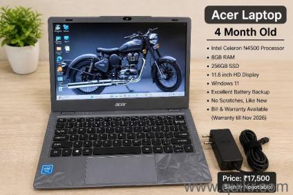 Acer Laptop 8GB RAM 256GB SSD | 4 Month Old | Excellent Condition