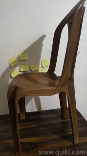Study/computer table with plastic chair gently used 