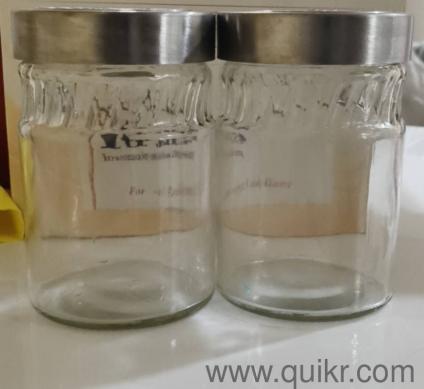dmart glass jars 2 pc 