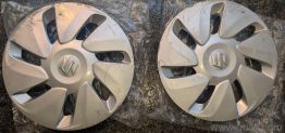 R14 Tyre wheel cover - silver - 2no's for ...