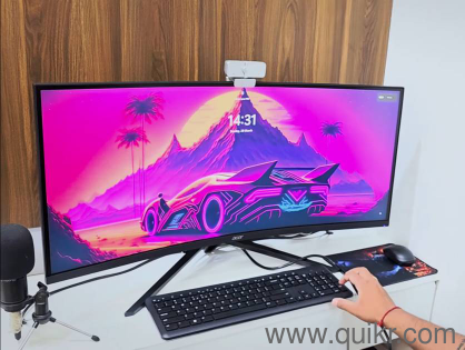 Acer ultra curved monitor 4 months old 2 units available each at 17k