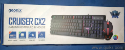 Geonix Cruiser CX2 Gaming Keyboard & Mouse Combo | Wired | Like New