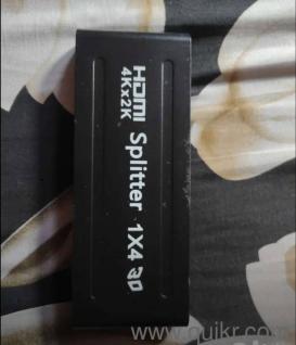 HDMI SPLITTER 1X4 3D white charger and good quality 