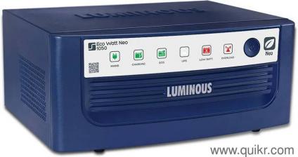 inverter and two batteries, luminous brand, two batteries 