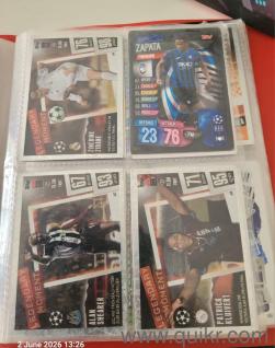 Topps football cards in excellent condition. 