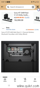sony rt3 home theater is very good condition, u feel like theaters, u never feel regret buying this