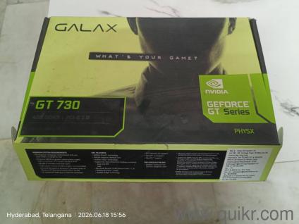 Nvidea GT 730 4 GB and Nvidea Quadro 1 Gb graphic card and dell T7500 tower pcs available 