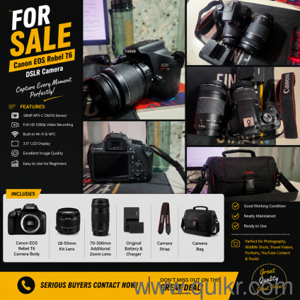 cannon EOS Rebel T6