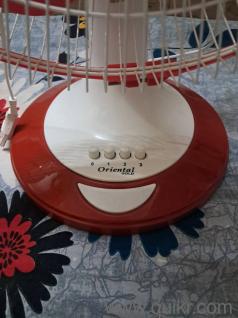 Oriental Gold Table Fan