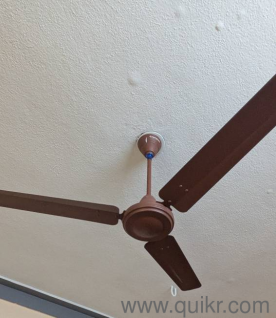 Havells and Crompton 1200 mm 48 inch brown colour ceiling fans good working condition for sale