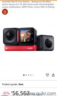 Urgent - Insta360 One RS for Sale  Mint Condition